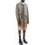 Comme des Garçons Single-Breasted Trench Coat With Trompe LIGHT BROWN