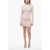 LUDOVIC DE SAINT SERNIN Pleated Bodycon Dress Pink