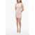 LUDOVIC DE SAINT SERNIN Pleated Bodycon Dress Pink