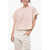 Dondup Oversized Fit Vintage Effect Crew-Neck T-Shirt Pink