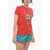 Ralph Lauren Printed Crew-Neck T-Shirt Red