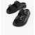 Alexander McQueen Leather Slides With Buckles Black