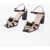 Roger Vivier Squared Patent Leather Sandals With Statemente Buckle 7 Cm Black