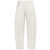 Pinko PINKO Pollock high-waisted trousers in viscose and cotton WHITE