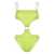 OSEREE OSÉREE LUMIERE RING CUT OUT MAILLOT CLOTHING GREEN