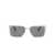 Off-White OFF-WHITE Yoder rectangle-frame sunglasses SILVER DARK GREY