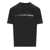 Emporio Armani EMPORIO ARMANI BLACK T-SHIRT WITH LOGO Black