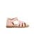 POM D'API Pink slave sandals Gray