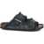 COLORS OF CALIFORNIA Buckle sandals Black