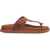 COLORS OF CALIFORNIA Thong sandals with embroidery Brown