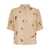 TWINSET TWINSET Cotton shirt with flower and cheetah print BEIGE