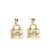 Marc Jacobs MARC JACOBS The Tote Bag earrings LIGHT ANTIQUE GOLD
