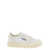AUTRY 'Medalist' White Low Top Sneakers with Logo Detail in Leather Man WHITE