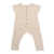 One More In The Family Beige romper Beige