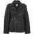 Second Female Leather biker jacket Black