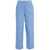 American Vintage Carrot-fit pants with striped pattern Blue