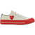 COMME DES GARÇONS PLAY X CONVERSE Comme des Garcons Play x Converse Big Heart 70 Sneakers WHITE