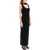 Y PROJECT Ribbed Knit Maxi Dress BLACK