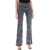 Y PROJECT Hook-And-Eye Flared Jeans EVERGREEN VINTAGE BLACK