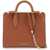 STRATHBERRY Nano Tote Leather Bag CHESTNUT