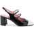 CAREL Patent Leather Papaya Slingback Mary Jane NOIR IVOIRE