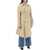 HOMME GIRLS Cotton Double-Breasted Trench Coat KHAKI
