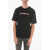 LIBERAL YOUTH MINISTRY Contrasting Printed Solid Color Angels T-Shirt Black