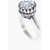 QUINTO EGO Silver King Ring With Zircon White