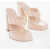 GIABORGHINI Patent Leather Thong Sandals 11,5Cm Beige