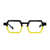 MATTTEW Matttew  Doors Eyeglasses 1063 BLACK/YELLOW