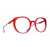 BLUSH Blush  By Caroline Abram Doudou Eyeglasses 237 RED