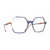 CAROLINE ABRAM Caroline Abram  Charlotte Eyeglasses 664 BLUE/PINK