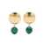 DESTREE Destree Sonia Geometric Pearl Dark Green Tu Accessories GREEN