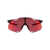 100% 100% Sunglasses SOFT TACT BLACK - HIPER RED MULTILAYER MIRROR LENS