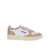AUTRY AUTRY LEATHER SNEAKERS WHITE/CARAMEL
