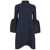 CFCL CFCL POTTERY GLITTER LONG BELL SLEEVE FLARE MINI DRESS CLOTHING BLUE