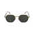 EYEWEAR BY DAVID BECKHAM Eyewear By David Beckham Sunglasses MATTE GOLD BLACK