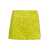 DES_PHEMMES Green Mini Skirt With Crystal All Over In Organza Woman YELLOW