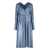 TALBOT RUNHOF Talbot Runhof Lurex Knit Dress BLUE