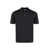 THE (ALPHABET) The (Alphabet) Cotton Knit Polo Shirt Black