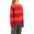 GUEST IN RESIDENCE Striped Cashmere Sweater MAGENTA CHERRY