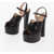 Gucci Leather Sandals With Strap Heel 16 Cm Black