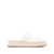 Chloe Chloé Mila Canvas Flatform Sandals WHITE