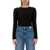 RABANNE Rabanne Long-Sleeved Stretch Semi-Transparent T-Shirt BLACK