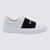 Givenchy GIVENCHY WHITE AND BLACK LEATHER CITY SNEAKERS WHITE