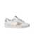 Golden Goose GOLDEN GOOSE LEATHER AND FABRIC SNEAKERS WHITE/GOLD