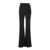 Elisabetta Franchi Elisabetta Franchi Stretch Crepe Palazzo Trousers With Charms BLACK