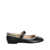 MACH & MACH Mach & Mach Audrey Nappa Leather Round Toe Ballerina Shoes BLACK