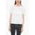 Barbour Crew-Neck Cotton Pearl T-Shirt With Sangallo Details White