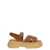 HOGAN	 Leather sandals Brown